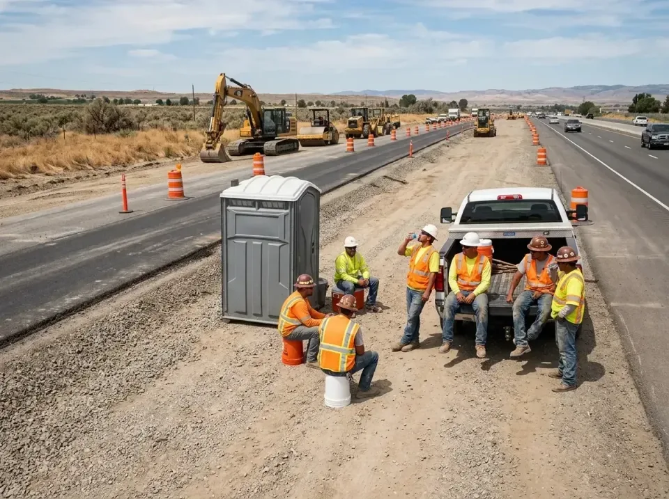 highway-road-construction-crew-007 — frequently asked questions, Porta Potty and Restroom Rentals in Hamilton City, CA